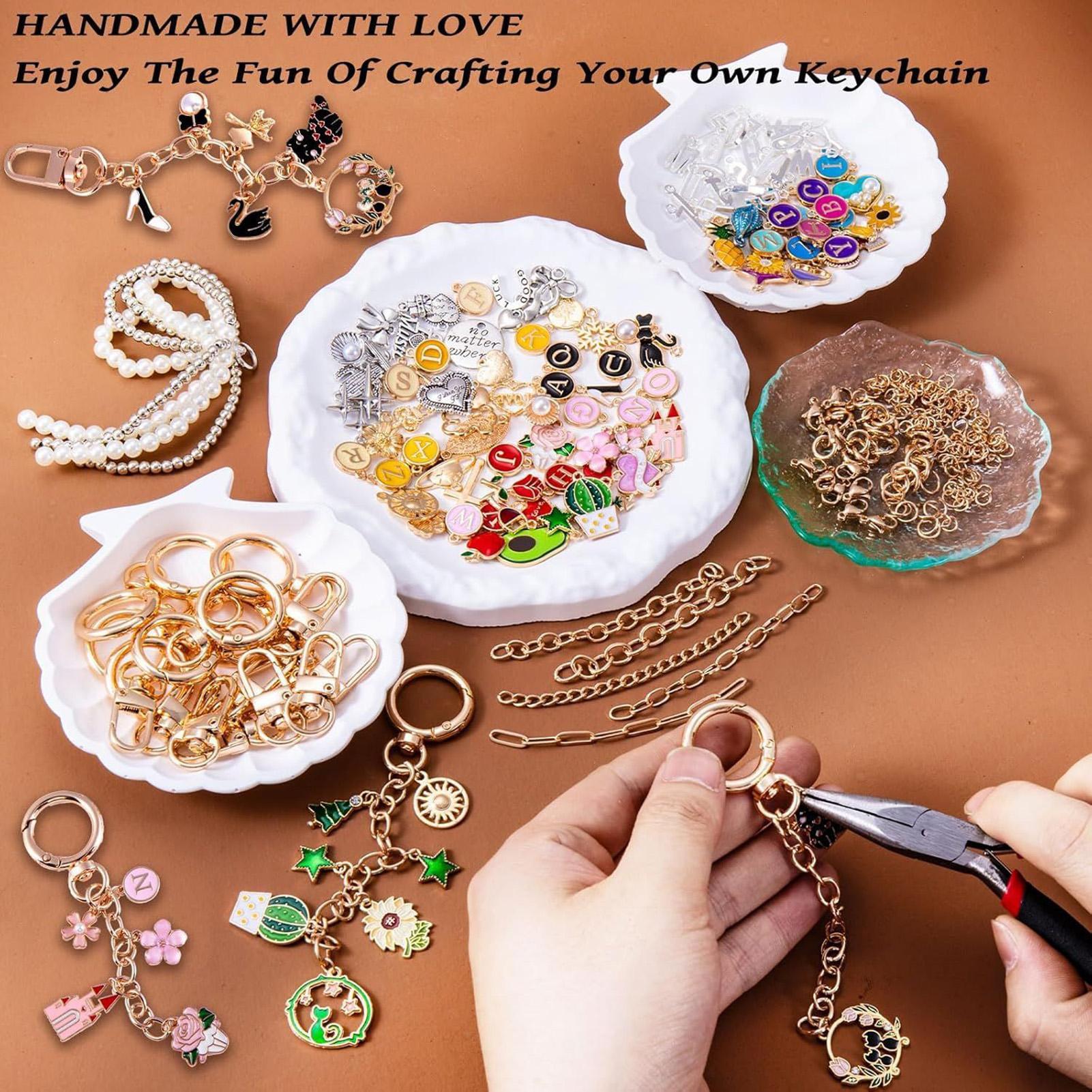 Jewelry Making Party For Adults - Kit de fabricación de llaveros con