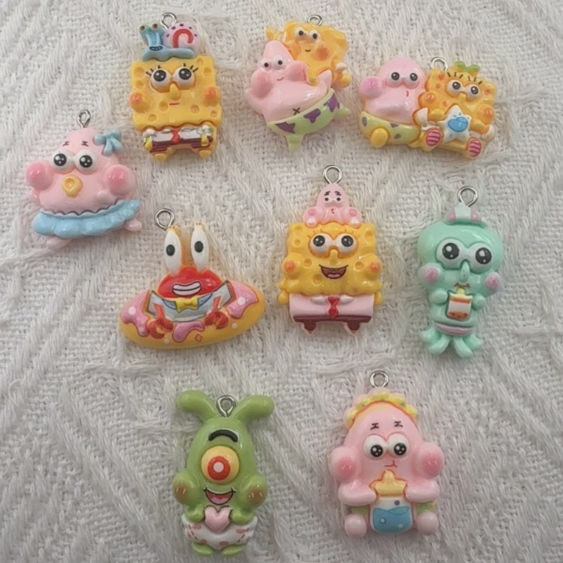 Jewelry Making Birthday Party - 10 piezas de colgantes de resina