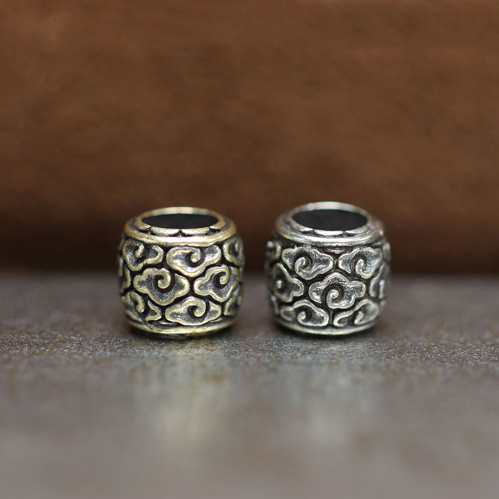 Jewelry Making Hand Tools - Colgante de latón cilíndrico con diseño