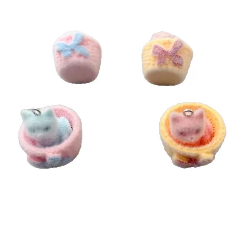 4 colgantes de gato de resina  - Jewelry Making Birthday Party reseña y precio