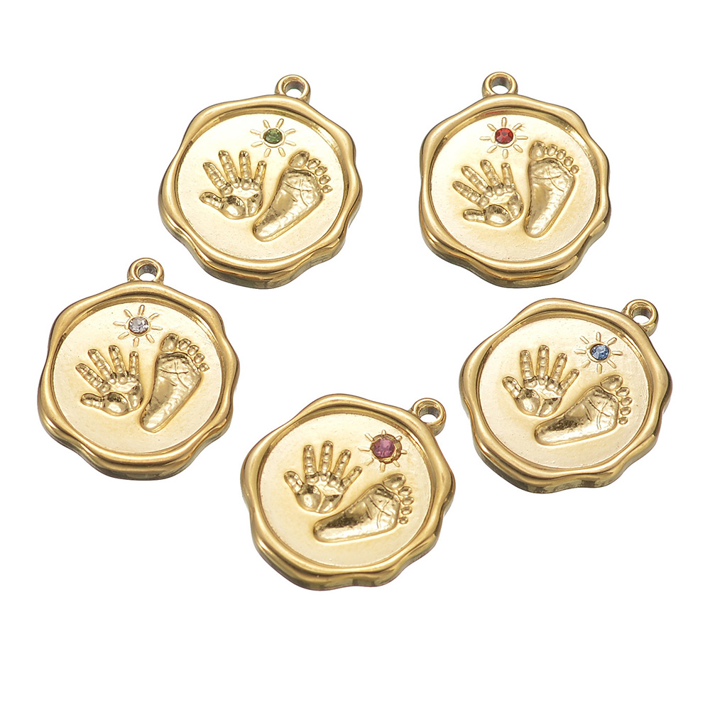 5 unids/lote de dijes de mano  - Jewelry Making 3 Year Old reseña y precio