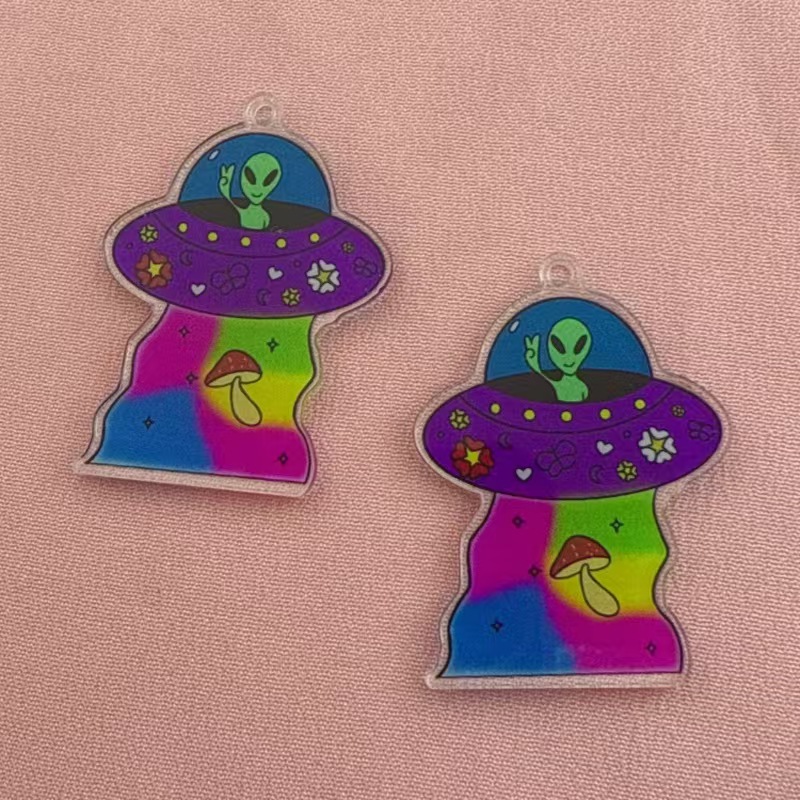 10 piezas de colgantes de acrí - Jewelry Making Birthday Party reseña y precio