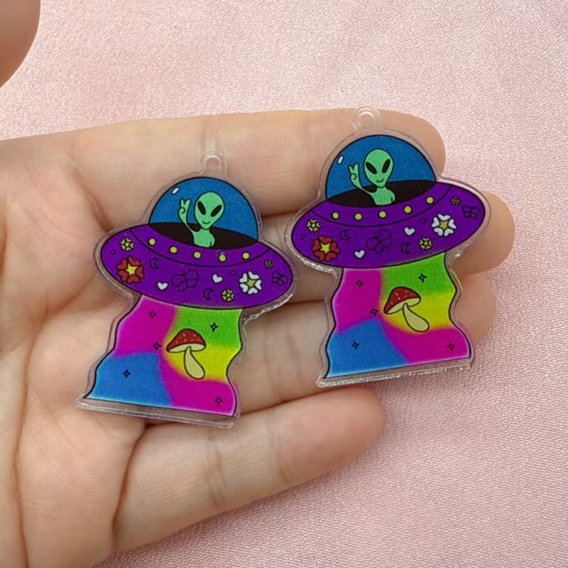 10 piezas de colgantes de acrí - Jewelry Making Birthday Party reseña y precio