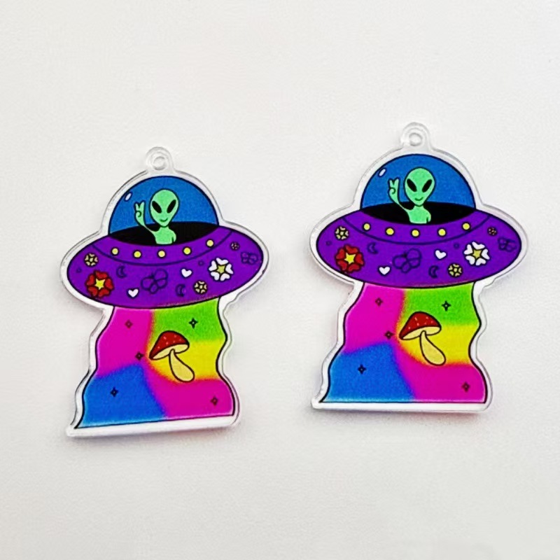 10 piezas de colgantes de acrí - Jewelry Making Birthday Party reseña y precio