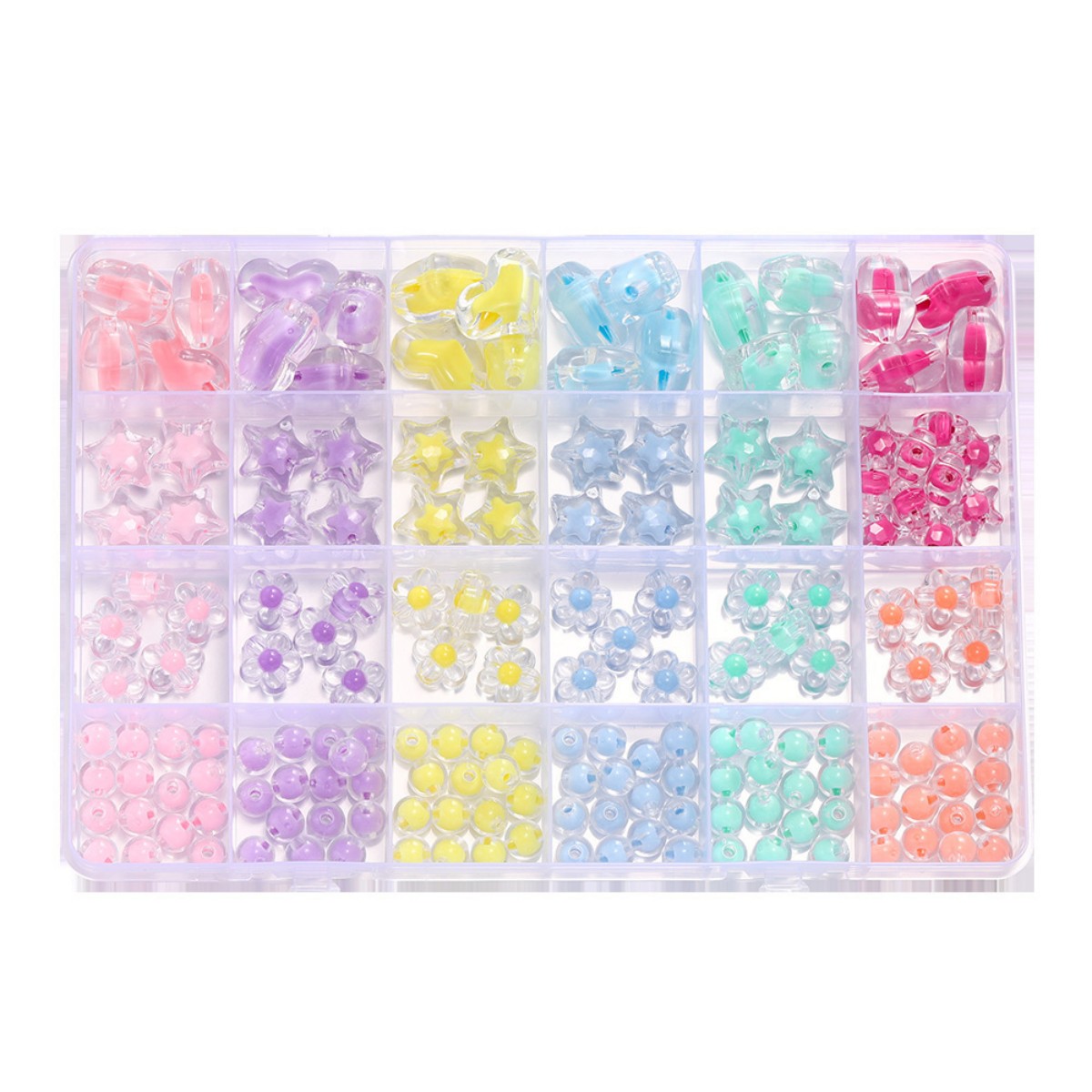 174 unids/caja de cuentas acrí - Jewelry Making Birthday Party reseña y precio