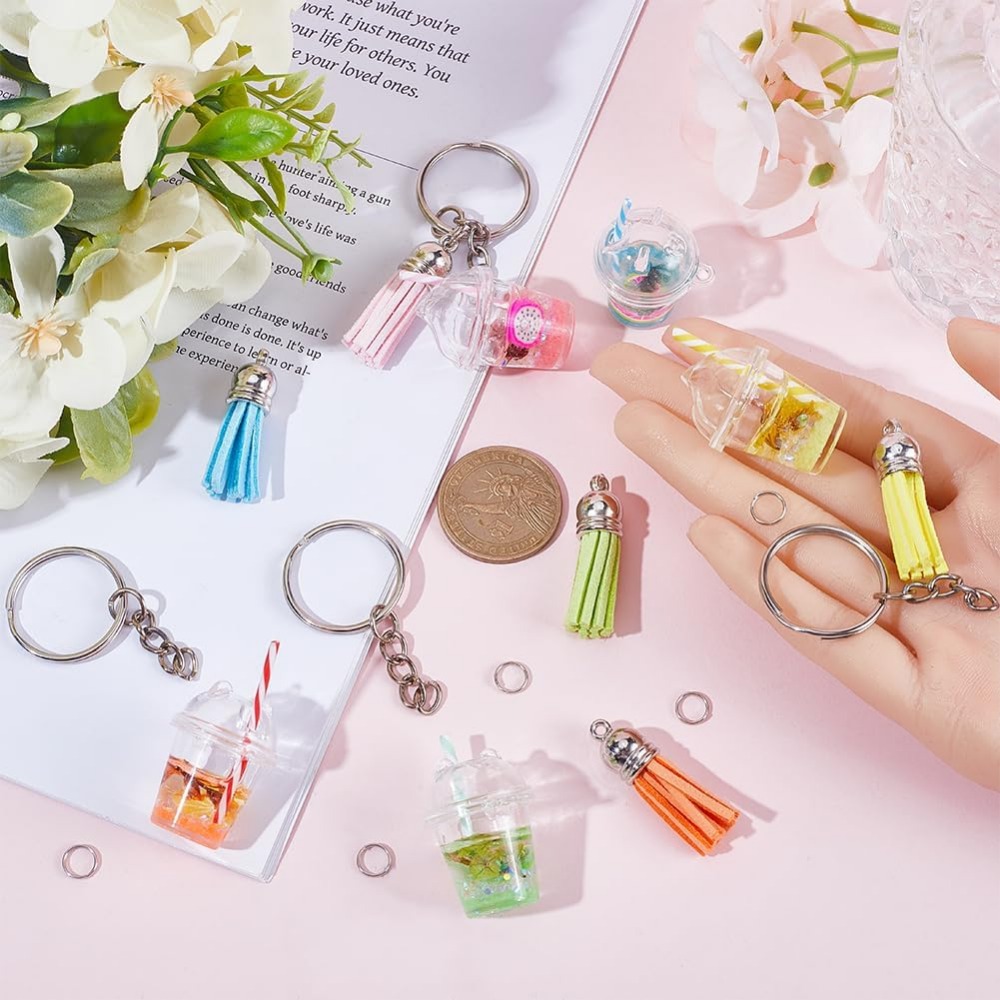 35 Uds DIY 5 juegos de llavero - Jewelry Making Kits reseña y precio