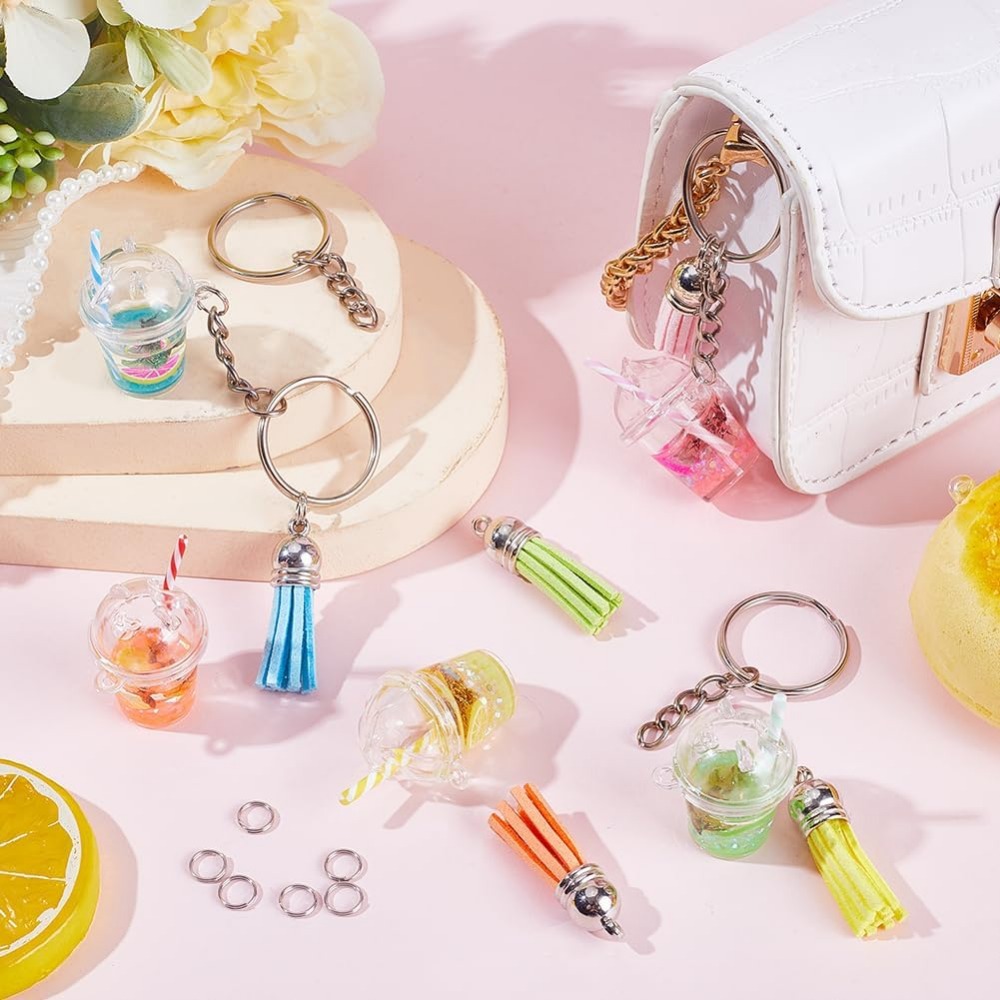 35 Uds DIY 5 juegos de llavero - Jewelry Making Kits reseña y precio