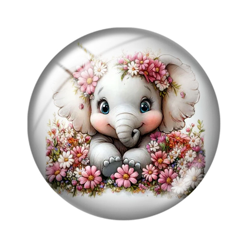 Cabujón de cristal de elefante - Jewelry Making 3 Year Old reseña y precio