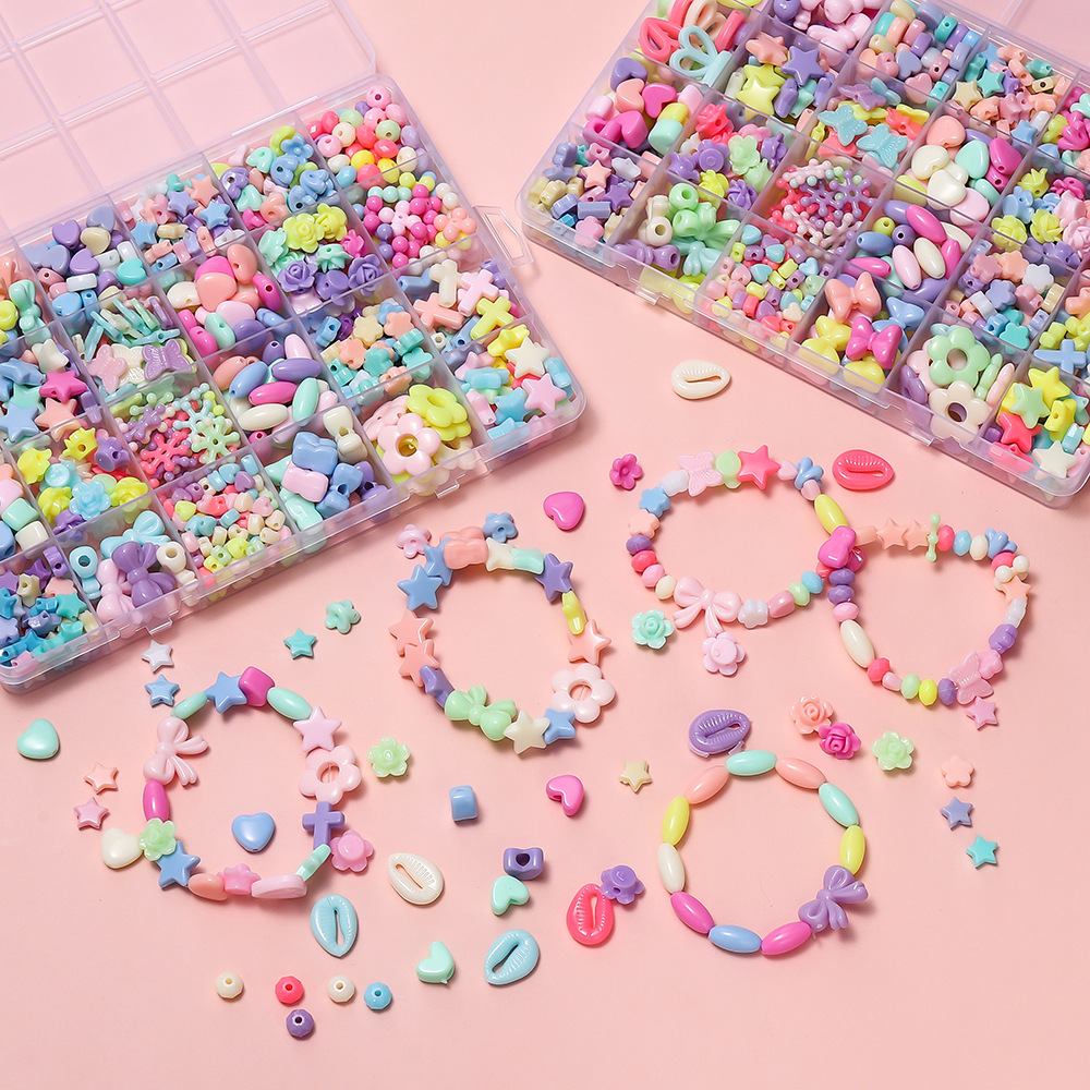 1 Caja de Cuentas de Acrílico  - Jewelry Making Birthday Party reseña y precio