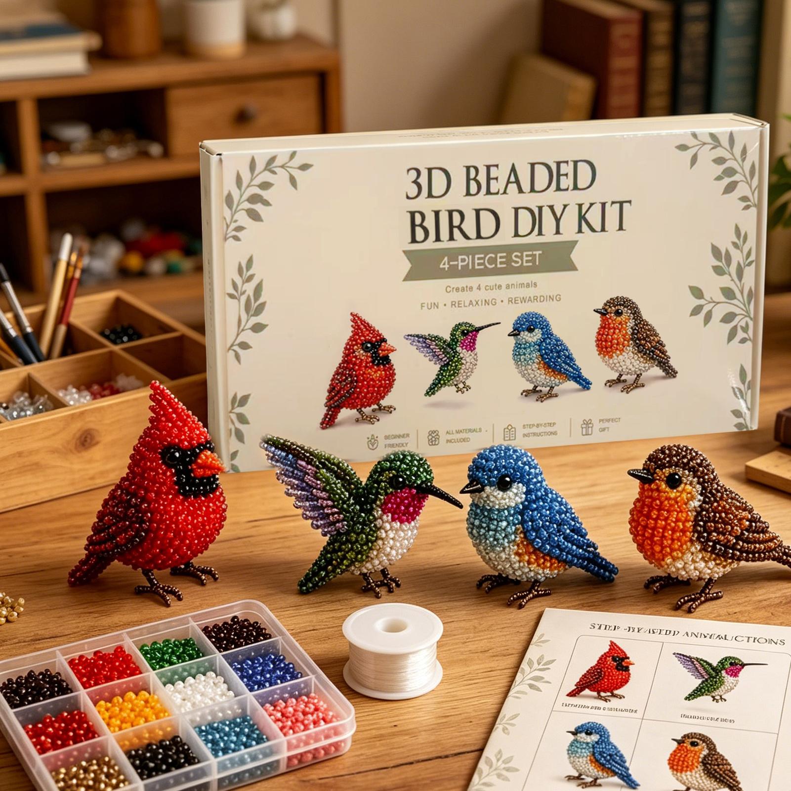 Kit de animales con cuentas 3D - Jewelry Making Online reseña y precio
